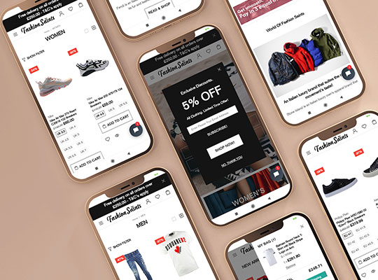 Fashion Saints | E-Commerce Mobile App | TechScooper