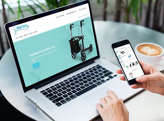 My Care Shop | E-Commerce Website for Healthcare | TechScooper