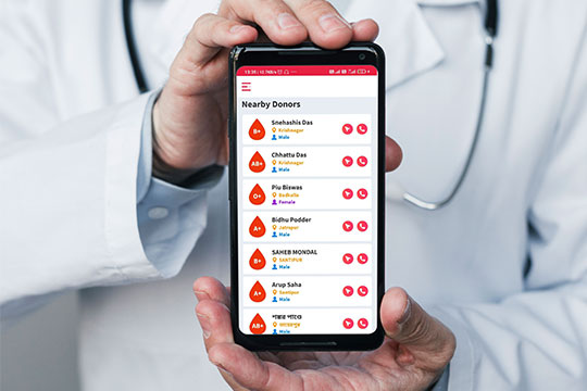 Life Support | Non-Profit Mobile App for Blood Donation | TechScooper